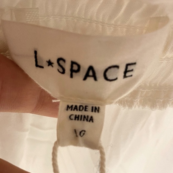 NWT LSPACE Emma Maxi Boho Lightweight Slit Summer Beach Coverup Dress Size Large - Picture 14 of 16